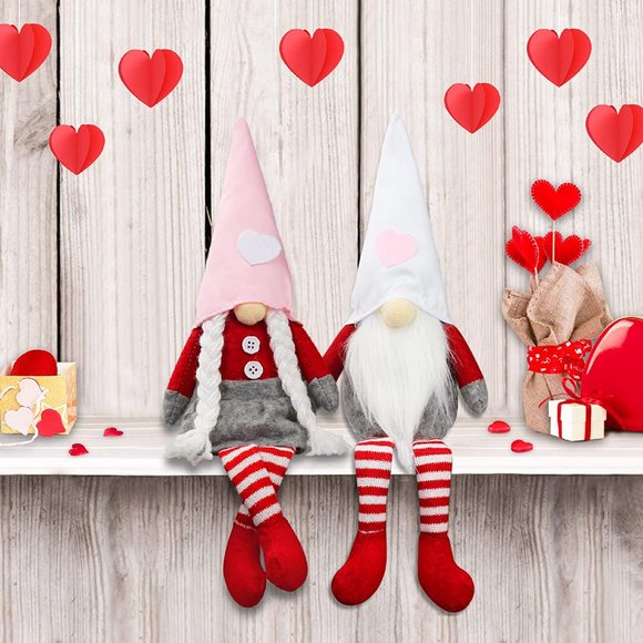 Other - 2pcs Mr & Mrs Valentine's Day Gnome Set Decoration